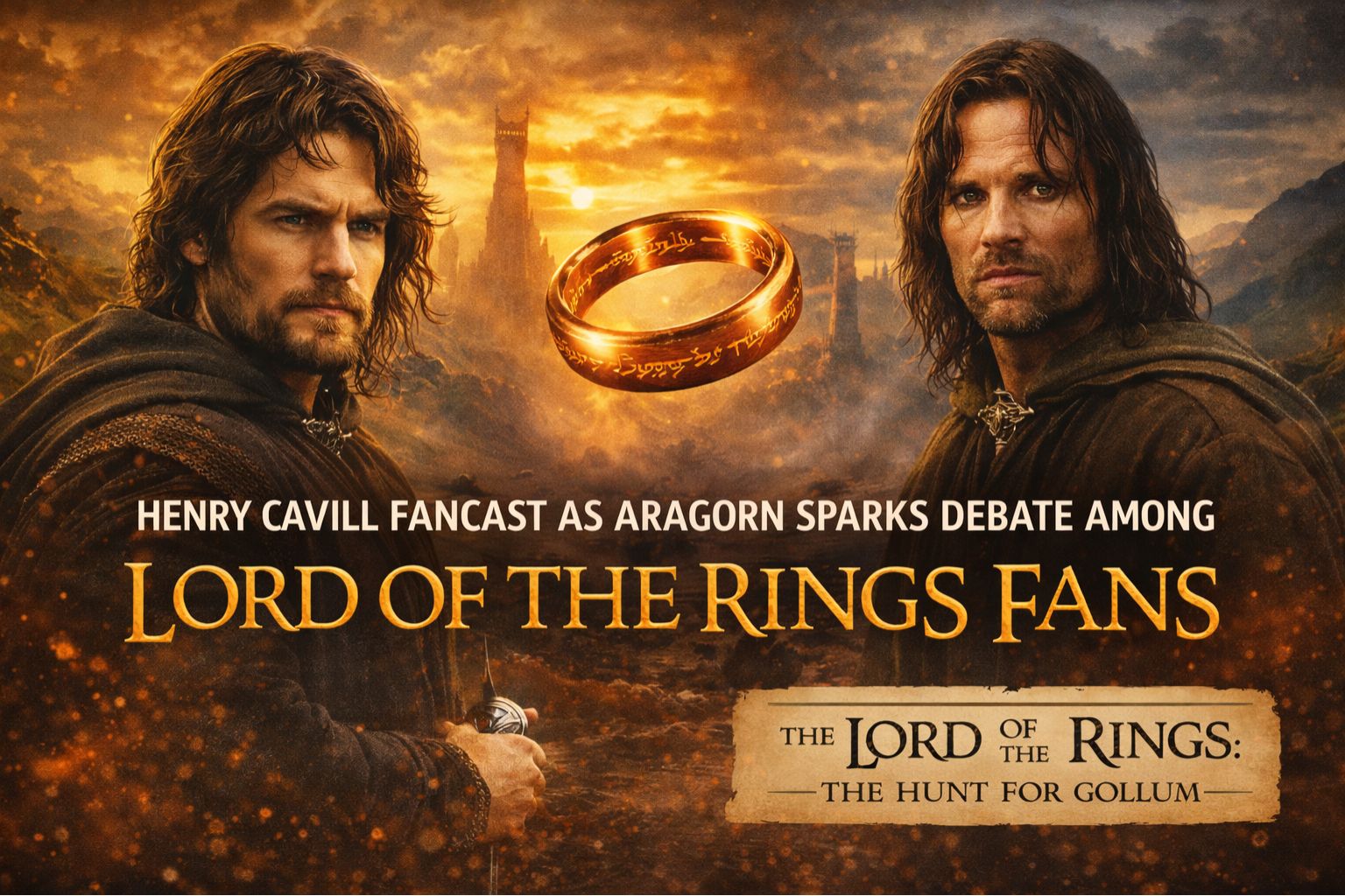 Henry Cavill as Aragorn