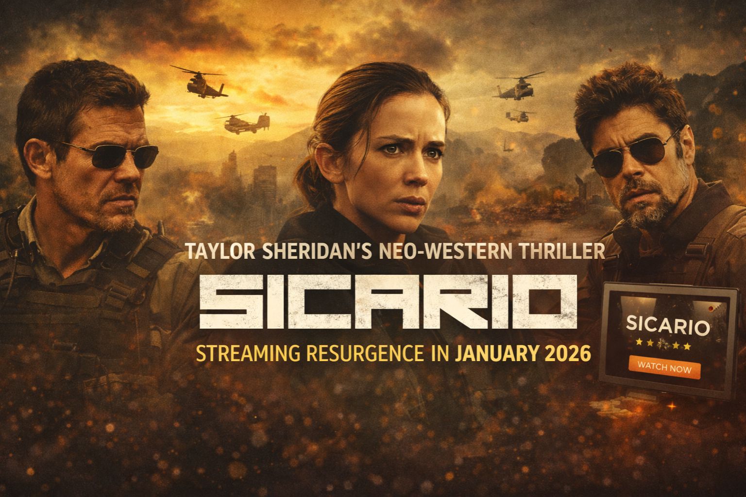 Taylor Sheridan’s Sicario Becomes a Global Streaming Hit in 2026